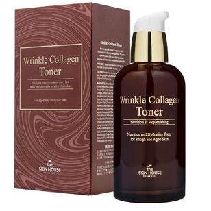 Антивозрастной тонер с коллагеном "Wrinkle Collagen", 130мл, The Skin House