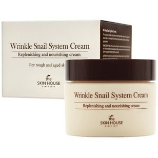 Антивозрастной крем на основе муцина улитки "Wrinkle Snail System", 50мл, The Skin House