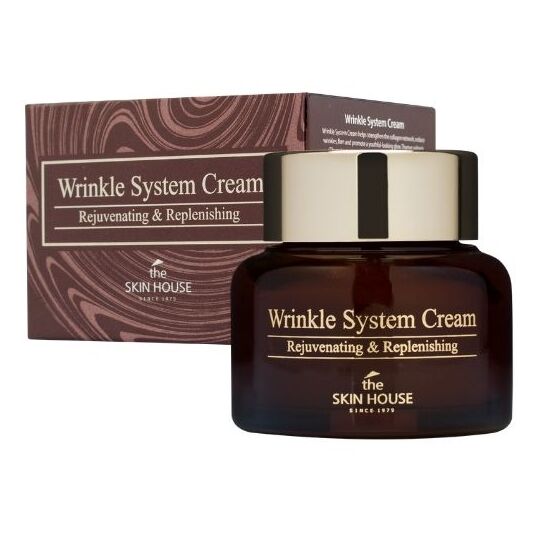 Антивозрастной питательный крем с коллагеном "Wrinkle System", 50г, The Skin House